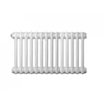 Радиатор труб. Zehnder Charleston 2050, 14 сек.1/2 бок.подк. RAL9016 (кроншт.в компл) – вид 1