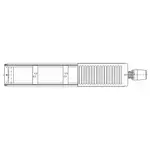 Стальной панельный радиатор Buderus VK-Profil 20 900 500 – вид 2