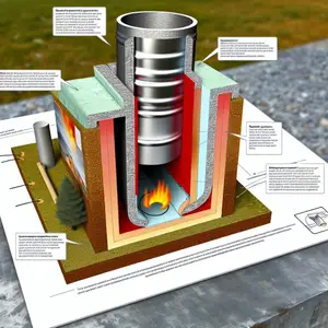Как утеплить металлическую трубу дымохода на улице