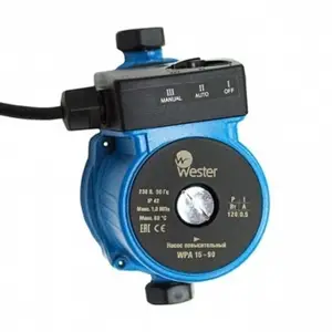 Обзор циркуляционных насосов Wester WPA 15-90 (с гайками) и WPA 15-90
