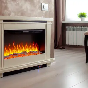 Электрокамин слоновая кость: стильный уют в интерьере