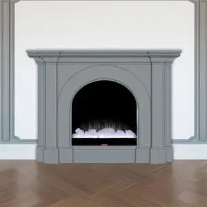 Портал для электрокамина Boston серый графит