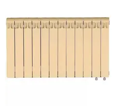 Радиатор биметаллический RIFAR MONOLIT Ventil 350 Айвори 12 секц. нижн. прав.