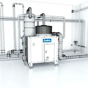 Чиллер Daikin EWAQ400F-SS: высокая эффективность охлаждения
