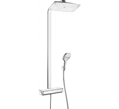 Душевая стойка Hansgrohe Raindance Select E белый/хром (27112400)
