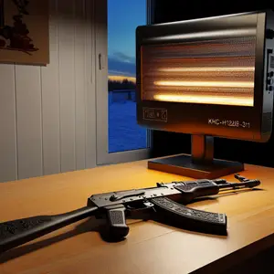 Электрическая тепловая завеса Kalashnikov KVC-D10E18-31: обзор