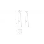 Нагреватель газовый Kratki UMBRELLA BS (G31/37), черный, с газовым оборудованием – вид 4