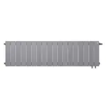 Радиатор Royal Thermo PianoForte 300 /Silver Satin - 18 секц. VDR – вид 2
