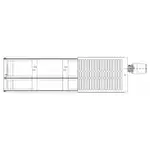 Стальной панельный радиатор Buderus VK-Profil 30 900 800 – вид 2