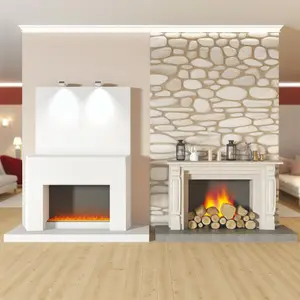 Портал Royal Flame Torino - Белый и Pierre Luxe: обзор