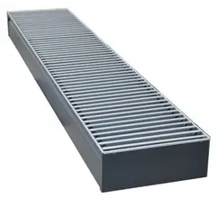 Внутрипольный конвектор КЗТО Бриз 260*80 *1000 U (8Ал 12 )