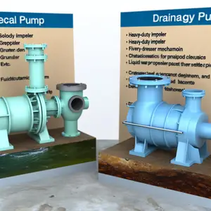 Чем отличается дренажный насос от фекального