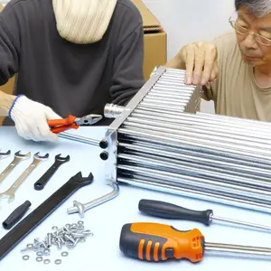 Как соединить алюминиевые радиаторы между собой 