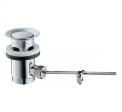 Донный клапан Hansgrohe назначение-для раковин с переливом и биде хром (94139000)