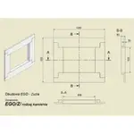 Портал Kratki EGO Crema Marfil для топок Zuzia700/Eryk700 – вид 2
