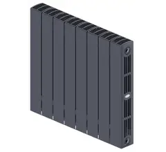 Радиатор биметаллический RIFAR SUPReMO Ventil 500 Титан 08 секц. нижн. лев.