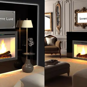 Каминокомплект Royal Flame Pierre Luxe и Sorrento - сравнение