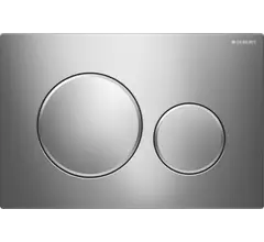 Клавиша смыва Geberit Sigma20 хром гл./хром матовый/хром гл (115.882.KH.1)