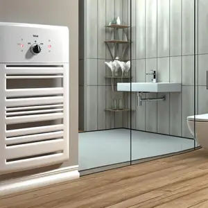 Электрический полотенцесушитель с терморегулятором для ванной комнаты - комфорт и стиль