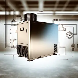 Промышленный чиллер водяного охлаждения Midea MWT1C3500AFB3Z для вашего бизнеса