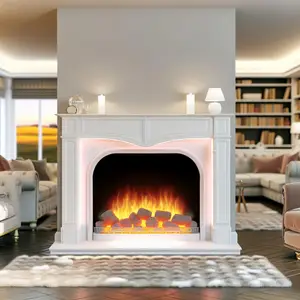 Каминокомплект Royal Flame Boston белый - уют в вашем доме