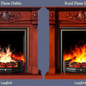 Каминокомплект Royal Flame: Dublin vs Langford