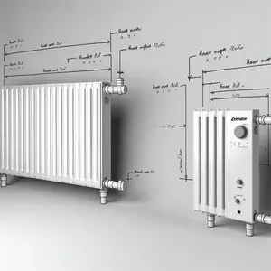 Радиатор Zehnder Charleston: сравнение модели 2180 и 3057