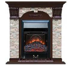 Каминокомплект Glenrich АРОЧНЫЙ ГЦ угл. дуб 46 c топкой MAJESTIC BL