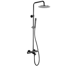 Душевая стойка Fima Carlo Frattini Shower column черный матовый (F3154/R256NS)