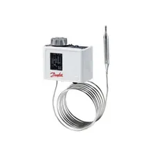 Термостат с капилярной трубкой Danfoss KP61 4м с крепежом