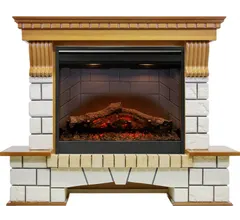 Каминокомплект Dimplex Pierre Luxe - Дуб / Белый с очагом Symphony 26'' DF2608-INT