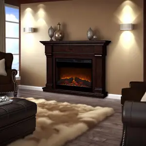 Портал электрокамина темный дуб: идеальный выбор