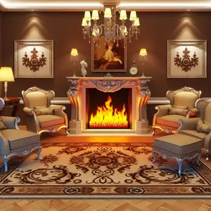 Каминокомплект Royal Flame: Барселона vs Капри