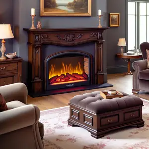 Каминокомплект Royal Flame Boston темный дуб с очагом