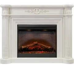 Каминокомплект Dimplex Manor - Белый дуб с очагом Symphony 26'' DF2608-INT