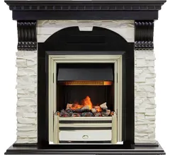 Каминокомплект Dimplex Dublin - Венге / Сланец белый с очагом Cavendish
