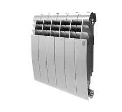 Биметаллический радиатор Royal Thermo BiLiner 350 /Silver Satin - 6 секц.