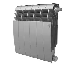 Радиатор Royal Thermo BiLiner 350 /Silver Satin VR - 6 секц.