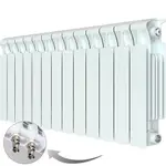 Радиатор биметаллический RIFAR MONOLIT Ventil 350 13 секц. нижн. прав. 50 мм – вид 1