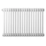 Радиатор труб. Zehnder Charleston 3050, 18 сек.1/2 ниж.подк. RAL9016 (кроншт.в компл) – вид 1