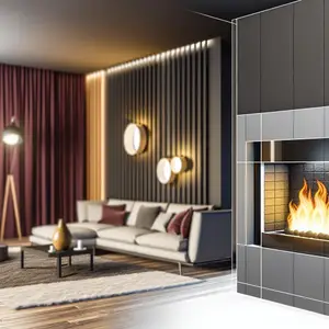 Портал Royal Flame Village Орех купить для вашего дома