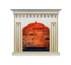 Портал Dimplex Abu-Dabi - Белый дуб, патина золото (Cassette 600)
