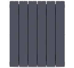 Радиатор биметаллический RIFAR SUPReMO 500 RAL 7012 06 секц. бок.