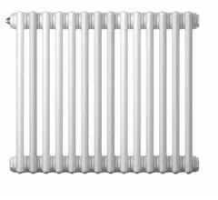 Радиатор труб. Zehnder Charleston 3050, 16 сек.1/2 бок.подк. RAL9016 (кроншт.в компл)