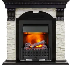 Каминокомплект Dimplex Dublin - Венге / Сланец белый с очагом Danville Black FB2