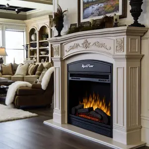 Каминокомплект Royal Flame Lumsden - Белый дуб с очагом