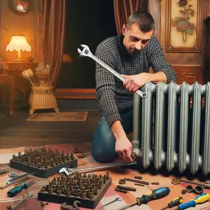 Как собрать чугунную батарею отопления своими руками