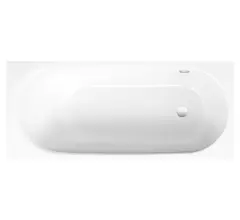 Ванна стальная Bette Comodo BetteGlasur® Plus, перелив сзади, белая (1640-000 PLUS)