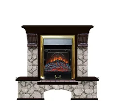 Каминокомплект Glenrich БОСТОН К КАРЕЛИЯ венге c топкой MAJESTIC BR