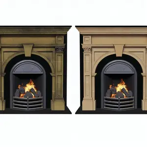 Портал Royal Flame Country Орех Сланец белый - Обзор